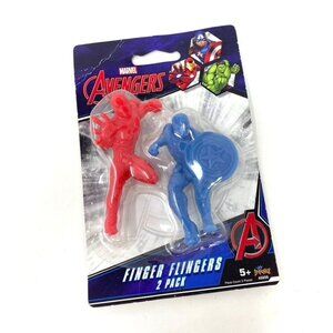 Marvel Avengers Finger Flingers 2 Pack Ages 5+ Spiderman Captain America